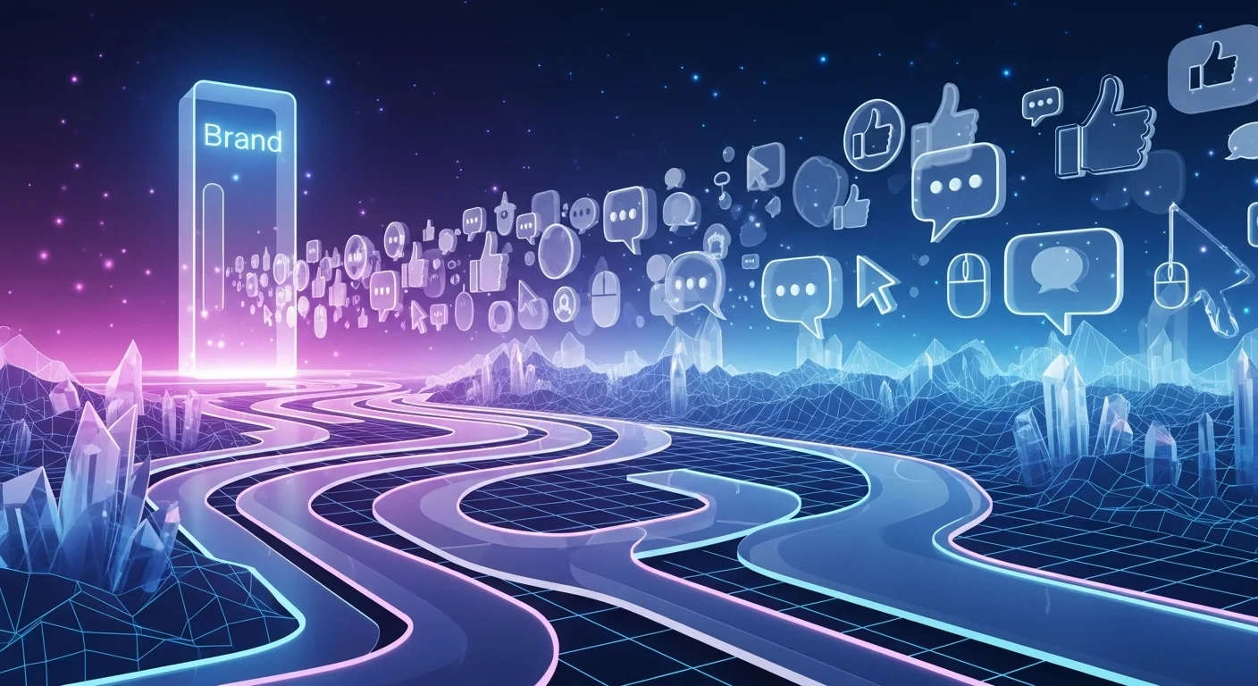 Futuristic digital marketing landscape |Titanium Dash